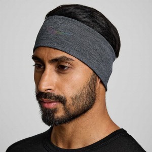 Men's Saucony Solstice Headband Black | SG S39046-U10