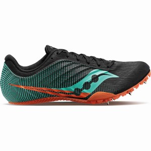 Men's Saucony Spitfire 5 Track Spikes Black / Mint | SG S62918-X47