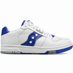 Men's Saucony Spot-Bilt™ Sonic Low Sneakers White / Royal | SG S29460-U89