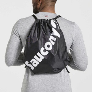 Men's Saucony String Bags Black | SG S10945-U75