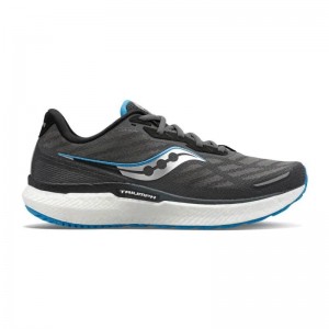 Men's Saucony Triumph 19 Running Shoes Grey | SG S58243-T29