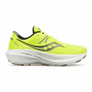 Men's Saucony Triumph 20 Running Shoes Green | SG S91683-G59