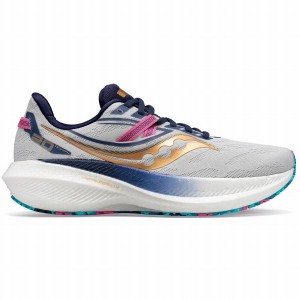 Men's Saucony Triumph 20 Running Shoes Grey / Gold | SG S81350-Q39