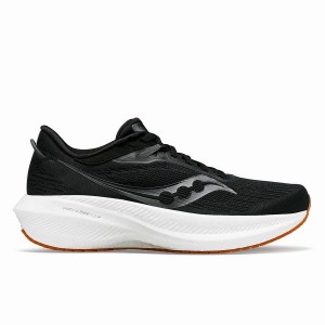 Men's Saucony Triumph 21 Running Shoes Black | SG S87094-G57