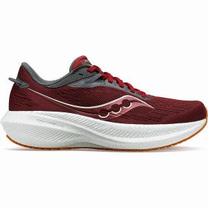 Men's Saucony Triumph 21 Running Shoes Red | SG S23108-A46