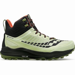 Men's Saucony Ultra Ridge GTX Running Shoes Green / Black | SG S45096-F92