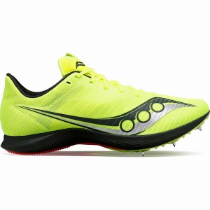 Men's Saucony Velocity MP Track Spikes Yellow / Black | SG S13956-H47