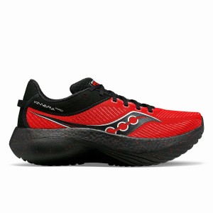 Men's Saucony X Black Men Run Kinvara Pro Running Shoes Red / Black | SG S64750-C93