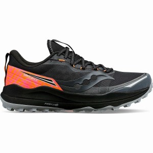 Men's Saucony Xodus Ultra 2 Running Shoes Black | SG S14789-P09