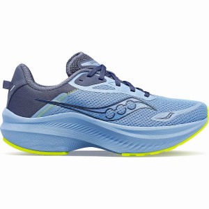 Women's Saucony Axon 3 Running Shoes Blue / Yellow | SG S81729-X25