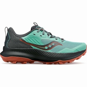 Women's Saucony Blaze TR Trail Running Shoes Green / Black | SG S17480-N31