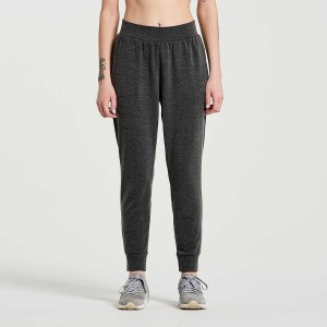 Women's Saucony Boston Pants Black | SG S87415-N78