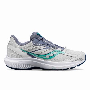 Women's Saucony Cohesion 17 Running Shoes White / Mint | SG S23974-E68