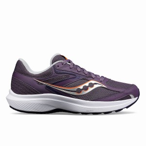 Women's Saucony Cohesion 17 Running Shoes Purple / Red | SG S72850-Y45