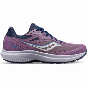 Women's Saucony Cohesion TR16 Trail Running Shoes Purple / Navy | SG S12035-X10