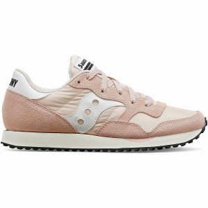 Women's Saucony DXN Trainer Sneakers Coral / White | SG S85467-S80