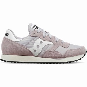 Women's Saucony DXN Trainer Sneakers Grey / White | SG S06835-D30