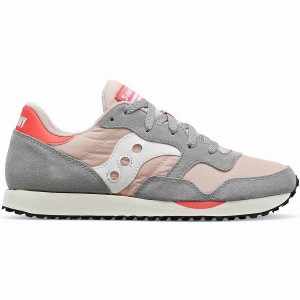 Women's Saucony DXN Trainer Sneakers Grey / Pink | SG S51793-F34