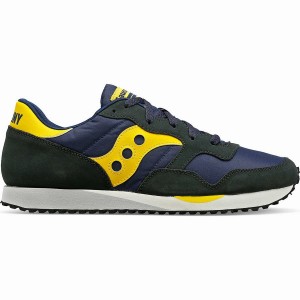 Women's Saucony DXN Trainer Sneakers Navy / Yellow | SG S02638-M16