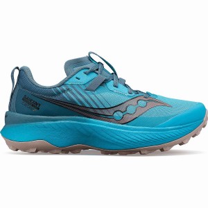 Women's Saucony Endorphin Edge Running Shoes Blue | SG S24960-J61