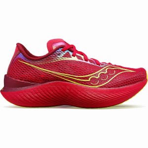 Women's Saucony Endorphin Pro 3 Running Shoes Red / Rose | SG S04132-U03