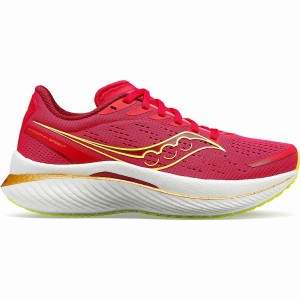 Women's Saucony Endorphin Speed 3 Running Shoes Red / Rose | SG S48716-V25