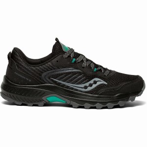 Women's Saucony Excursion TR15 Trail Running Shoes Black | SG S70548-J50