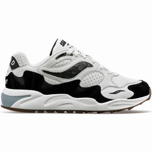 Women's Saucony Grid Shadow 2 Sneakers Grey / Black | SG S45692-J39