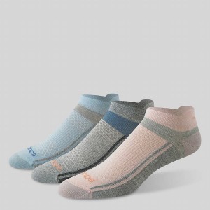 Women's Saucony Inferno Liteweight 3-Pack Socks Pink | SG S48071-U79