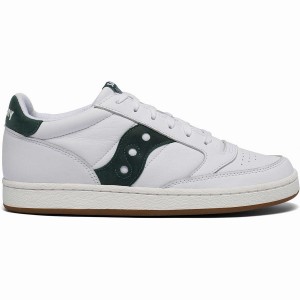 Women's Saucony Jazz Court Sneakers White / Green | SG S20641-W98