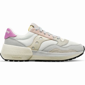 Women's Saucony Jazz NXT Sneakers White / Grey / Rose | SG S80269-A94