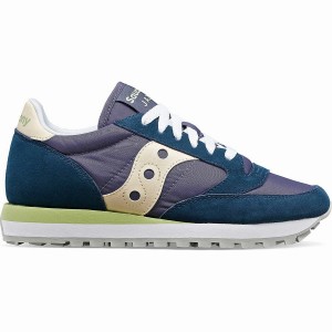 Women's Saucony Jazz Original Sneakers Navy / Cream | SG S56327-X57