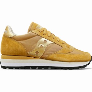 Women's Saucony Jazz Triple Sneakers Beige | SG S05462-V52