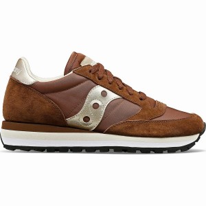 Women's Saucony Jazz Triple Sneakers Brown | SG S16859-P10