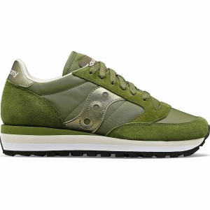 Women's Saucony Jazz Triple Sneakers Green | SG S76423-U37