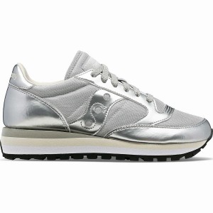 Women's Saucony Jazz Triple Sneakers Silver | SG S84361-T37