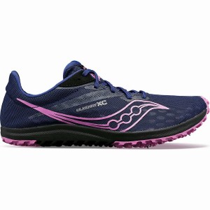 Women's Saucony Kilkenny XC9 Spike Track Spikes Indigo | SG S84719-G07