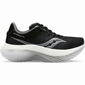 Women's Saucony Kinvara Pro Running Shoes Black / White | SG S82609-S50