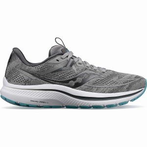 Women's Saucony Omni 21 Running Shoes Grey / Blue | SG S46780-M98