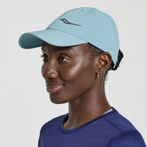 Women's Saucony Outpace Petite Hats Blue | SG S65092-Z96