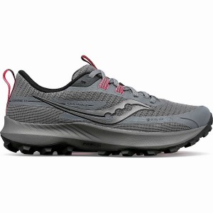 Women's Saucony Peregrine 13 GTX Trail Running Shoes Grey / Black | SG S53701-M10