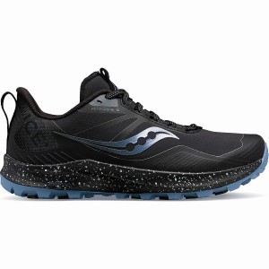 Women's Saucony Peregrine ICE+ 3 Running Shoes Black | SG S64793-D92