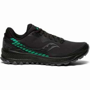 Women's Saucony Peregrine ICE+ Trail Running Shoes Black | SG S32764-J94