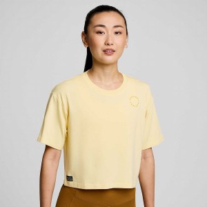 Women's Saucony Recovery Boxy Tee T Shirts Glow Graphic | SG S79316-E13