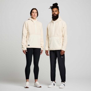 Women's Saucony Recovery Sherpa Pullover Beige | SG S04572-X92