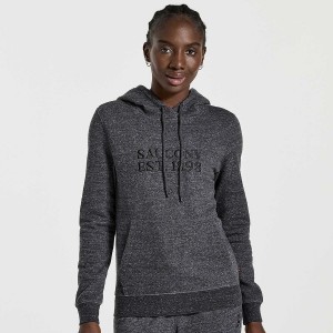 Women's Saucony Rested Hoodie Black | SG S25071-U29