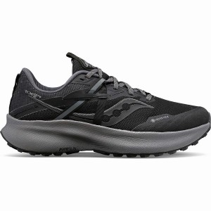 Women's Saucony Ride 15 TR GTX Running Shoes Black / Grey | SG S06423-R21