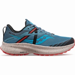 Women's Saucony Ride 15 TR Trail Running Shoes Blue | SG S20153-A35