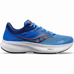 Women's Saucony Ride 16 Running Shoes Blue / Black | SG S78401-C92