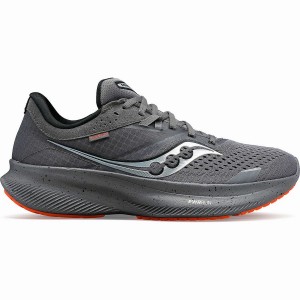 Women's Saucony Ride 16 Running Shoes Grey / Orange | SG S15380-U56